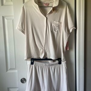 Juicy Couture White Pajama Set